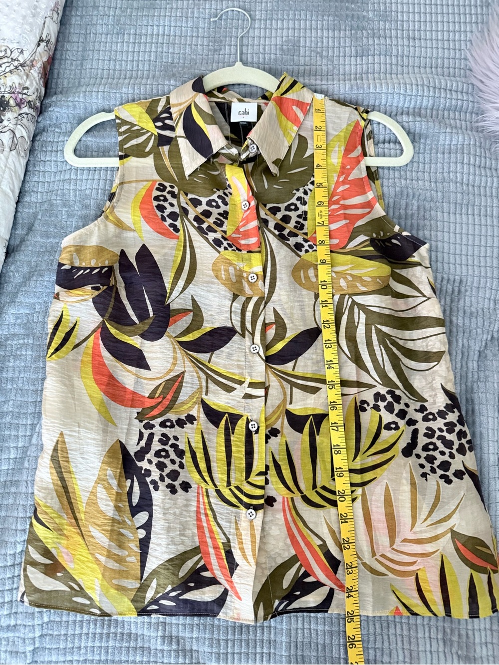 CAbi Bali Tropical Print Shirt - Picture 13 of 14